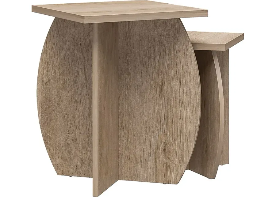 Sturgreen Oak Nesting End Table, Set of 2-18.88