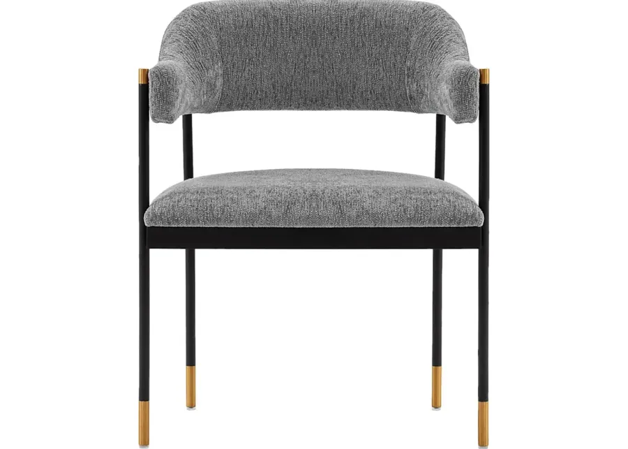Franconia Gray Arm Chair-Gray