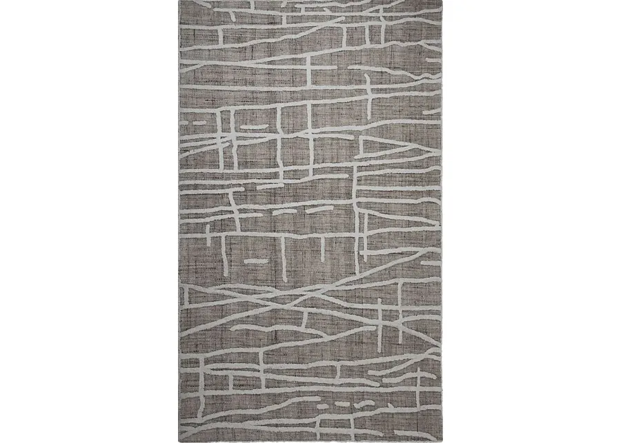 Trobour Tan 7'9 x 9'9 Rug-Tan
