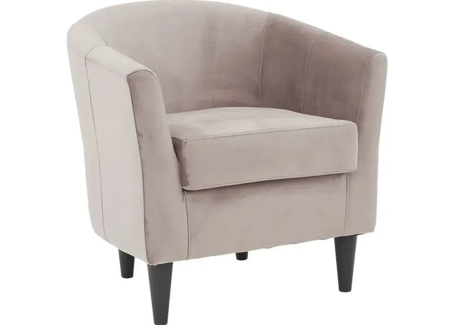 Lughala Rose Accent Chair-Rose