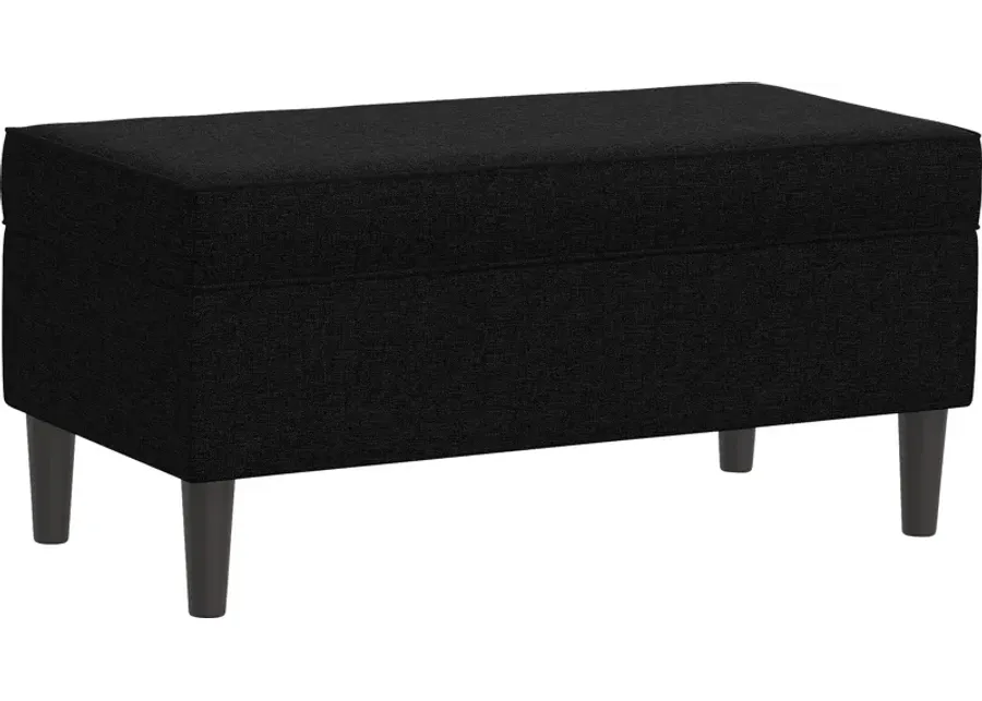 Charette Black Storage Bench-Black 1 36496-charette-black-storage-bench-black-1.webp