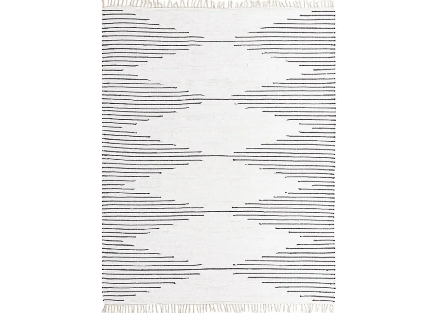 Valez White 9' x 12'2 Rug-White