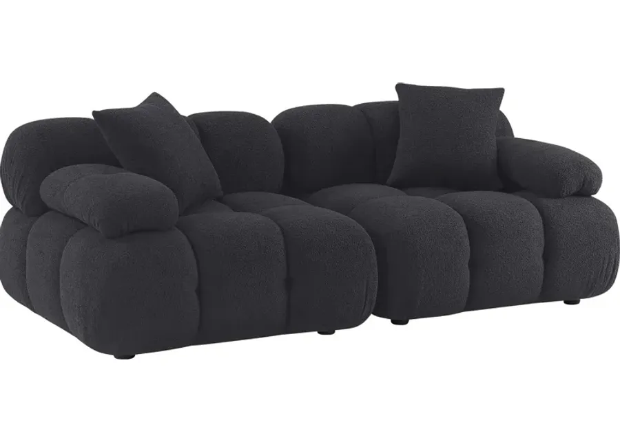 Crianza Black Loveseat-Black