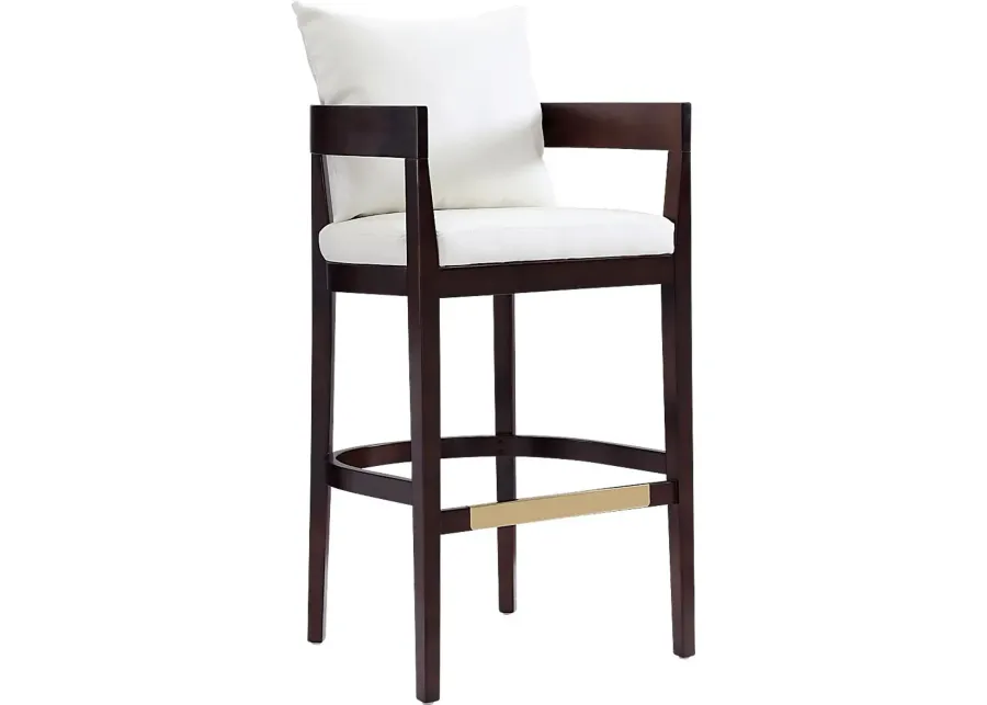 Lupen Ivory Barstool-Ivory