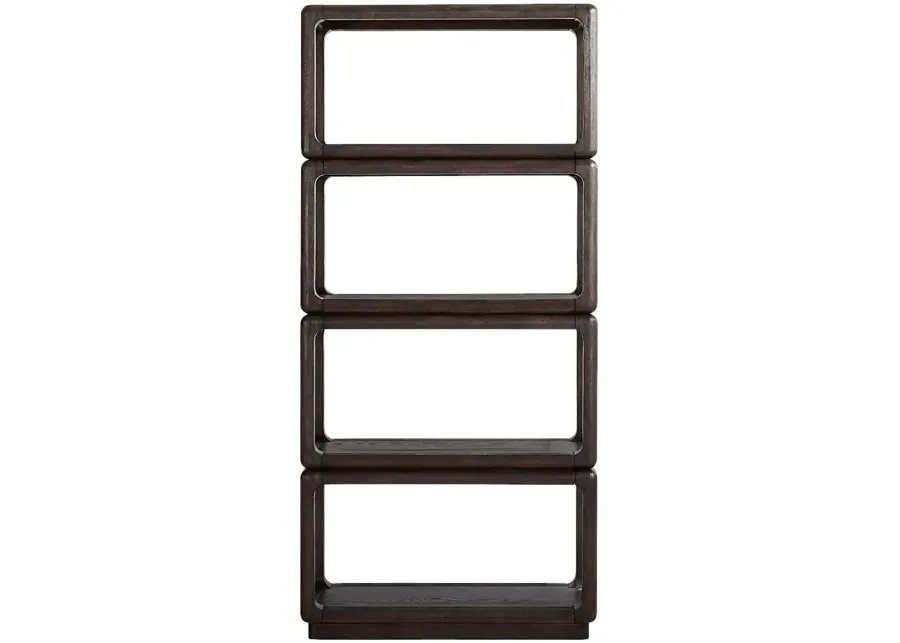 Eaglebrooke Brown Bookcase-35.25