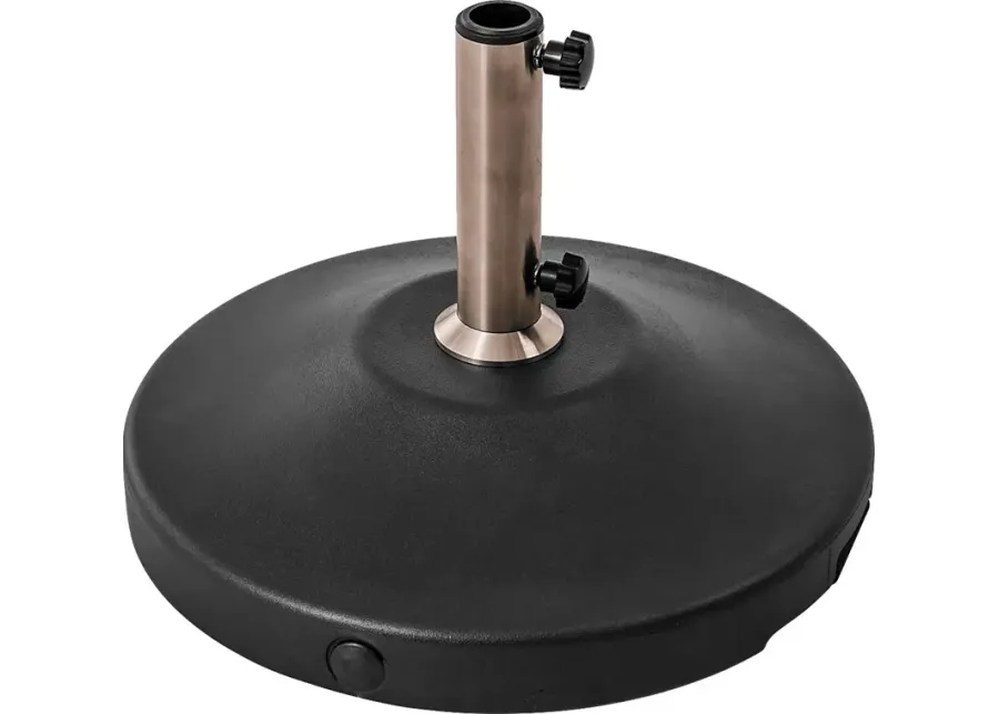 Cien Black 120 lb. Free Standing Umbrella Base With Wheel-24