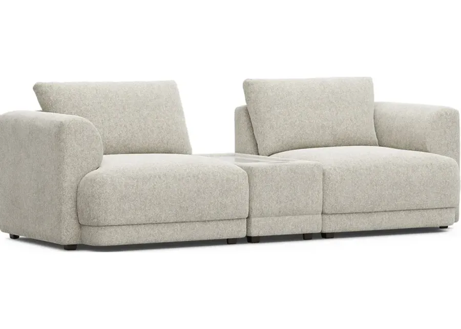 Ash 3 Pc ModularFour with Media Console-100