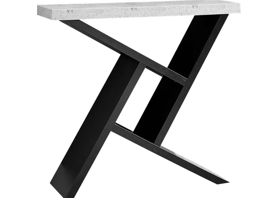 Kinkaide Black Console Table-Black