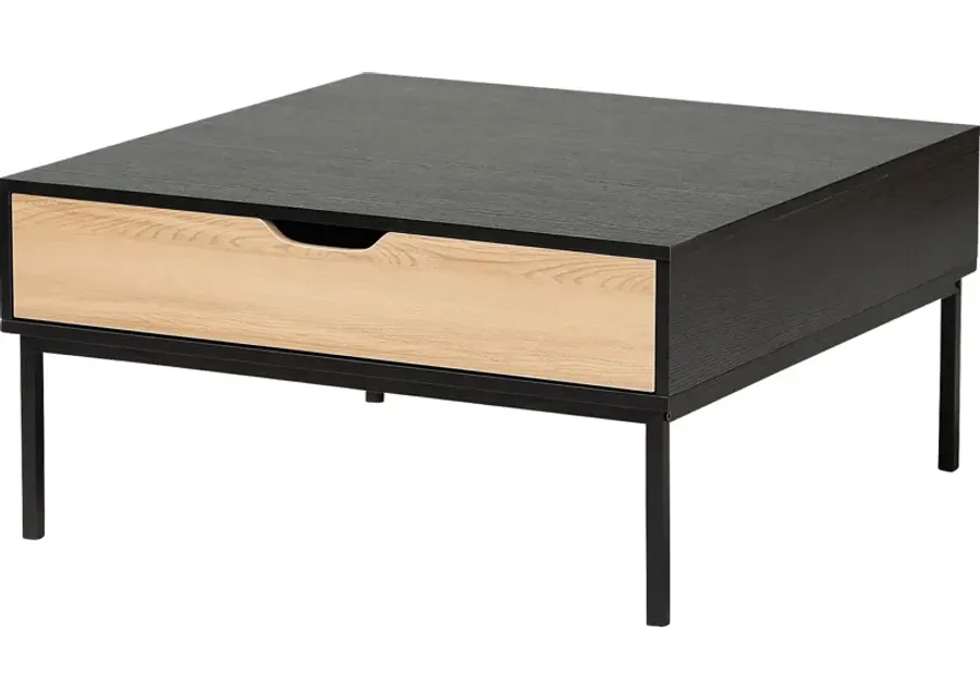 Ivanele Black Cocktail Table-Black