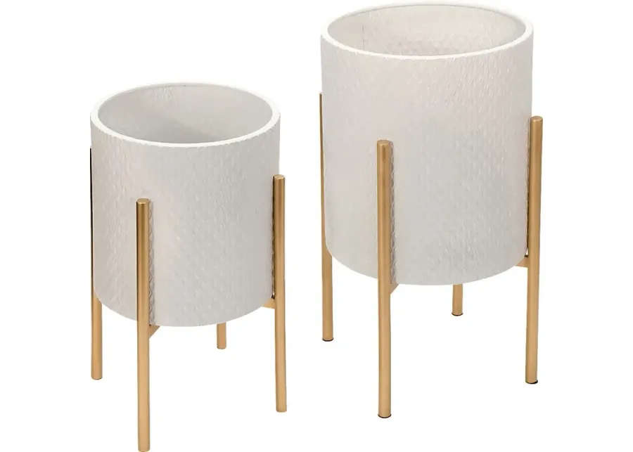Innglenook White Planter, Set of 2-White 1 37522-innglenook-white-planter-set-of-2-white-1.webp