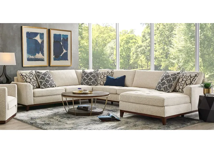 Harmon Beige 3 Pc Sectional-147