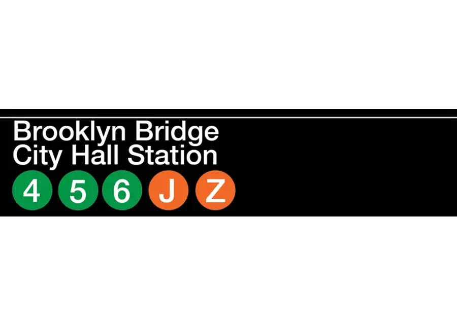 MTA Brooklyn Bridge Black Artwork-Black
