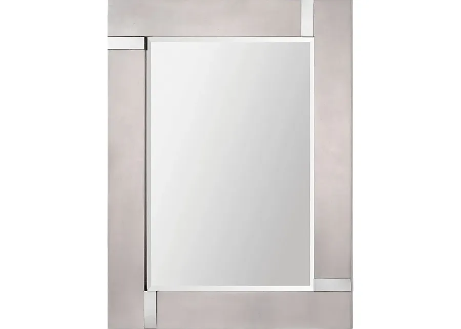 Denisa Silver Mirror-Silver