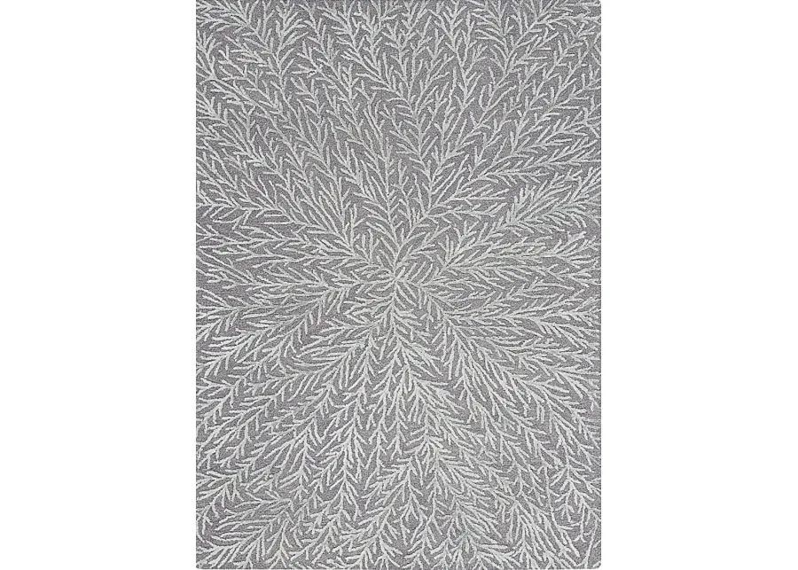 Vista Valley Gray 5'3" x 7'3" Rug-Gray