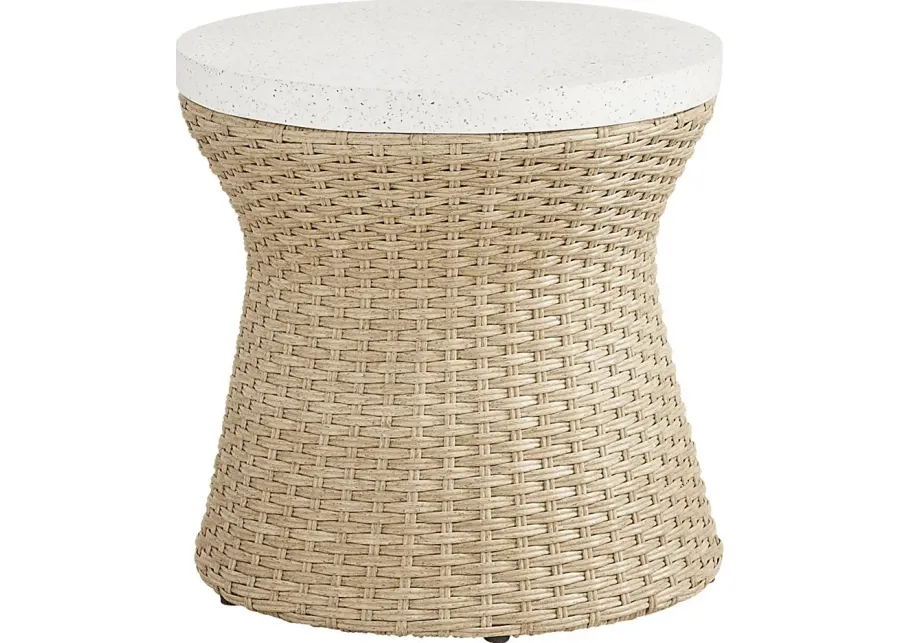 Ria Natural Outdoor End Table-20
