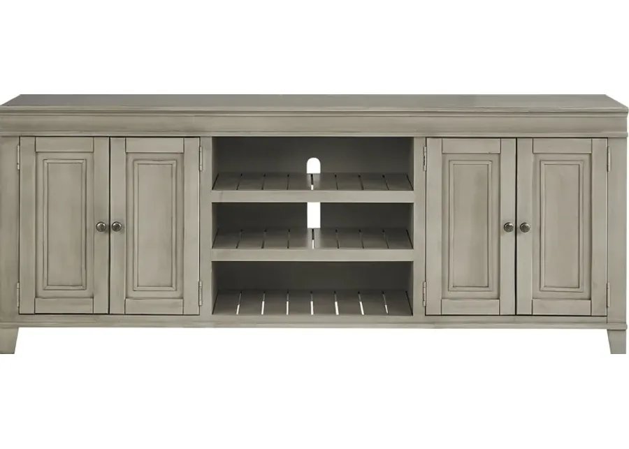 Darby Brook Light Gray 80 in. Console-80