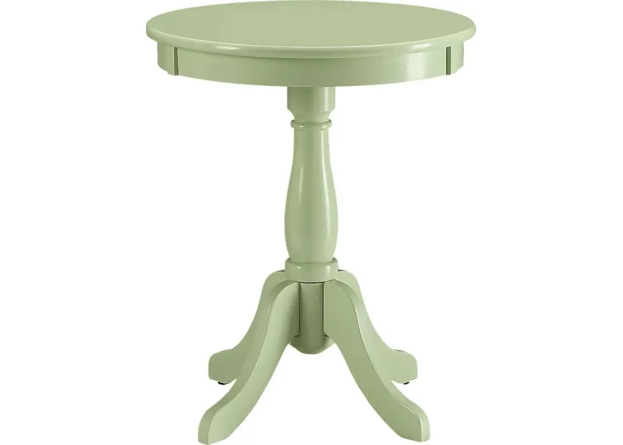 Alger Green Accent Table-Green