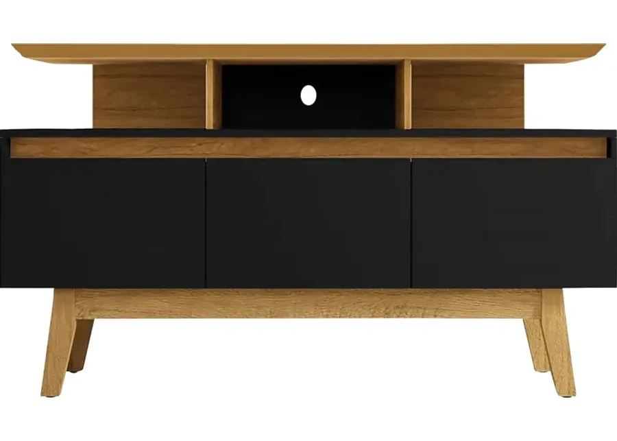 Clairton Black 63 in. Console-Black