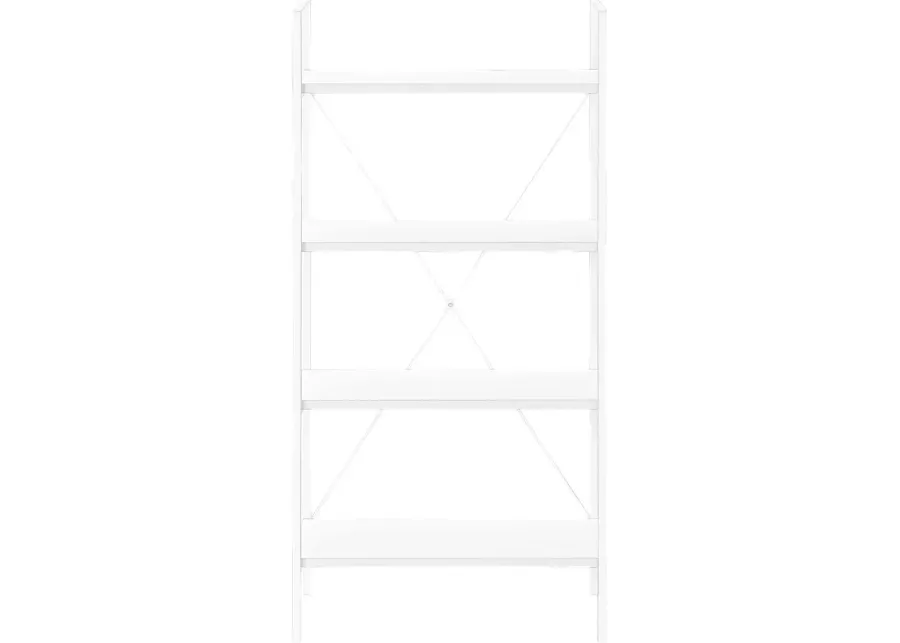 Wallcraft White Bookcase-White 1 38587-wallcraft-white-bookcase-white-1.webp