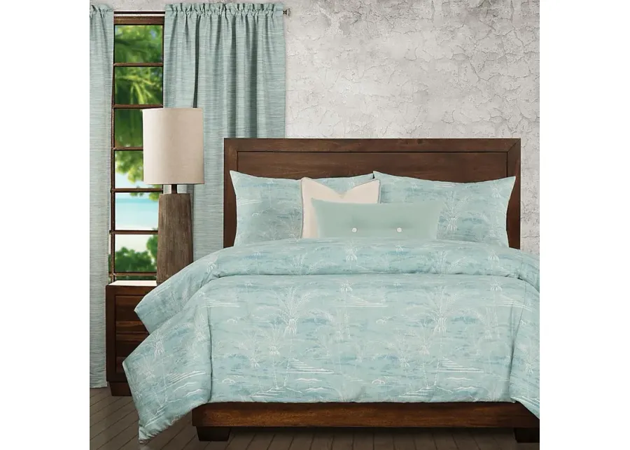 Tatnall Blue 6pc King Duvet Cover Set-Blue