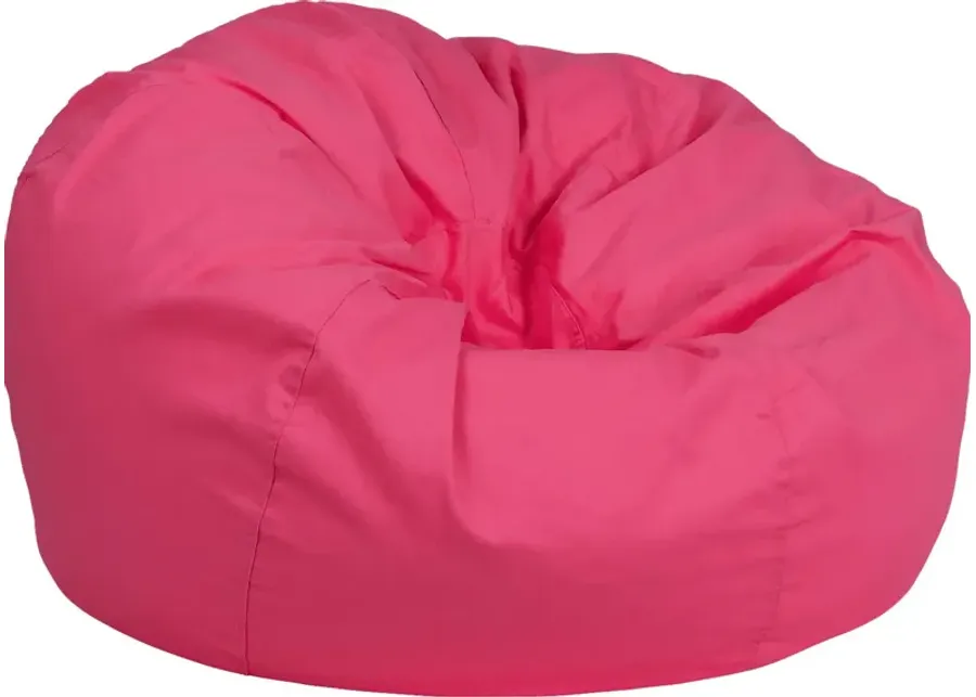 Kids Cucullu Pink Large Bean Bag Chair-Pink