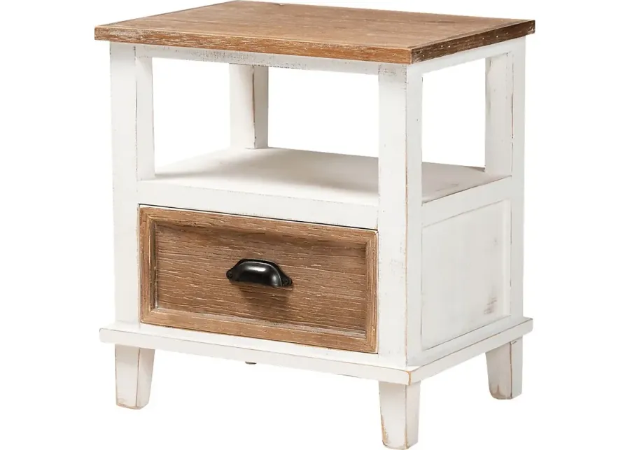 Hanback Brown End Table-Brown