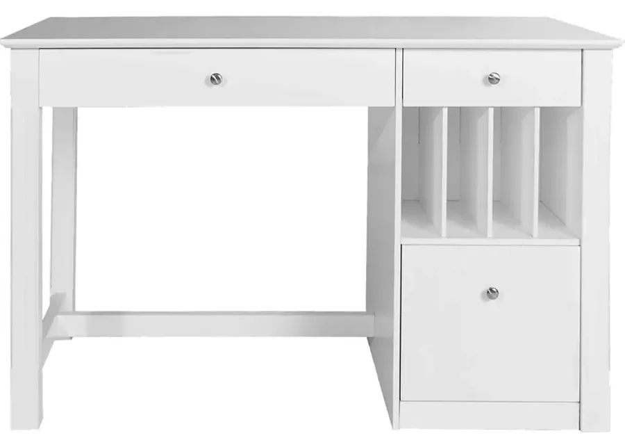 Halley White Desk-White