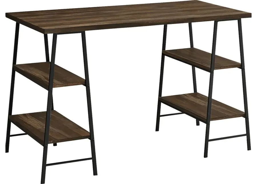 Ritze Brown Desk-Brown