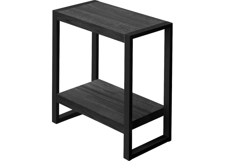 Willark Black Side Table-Black
