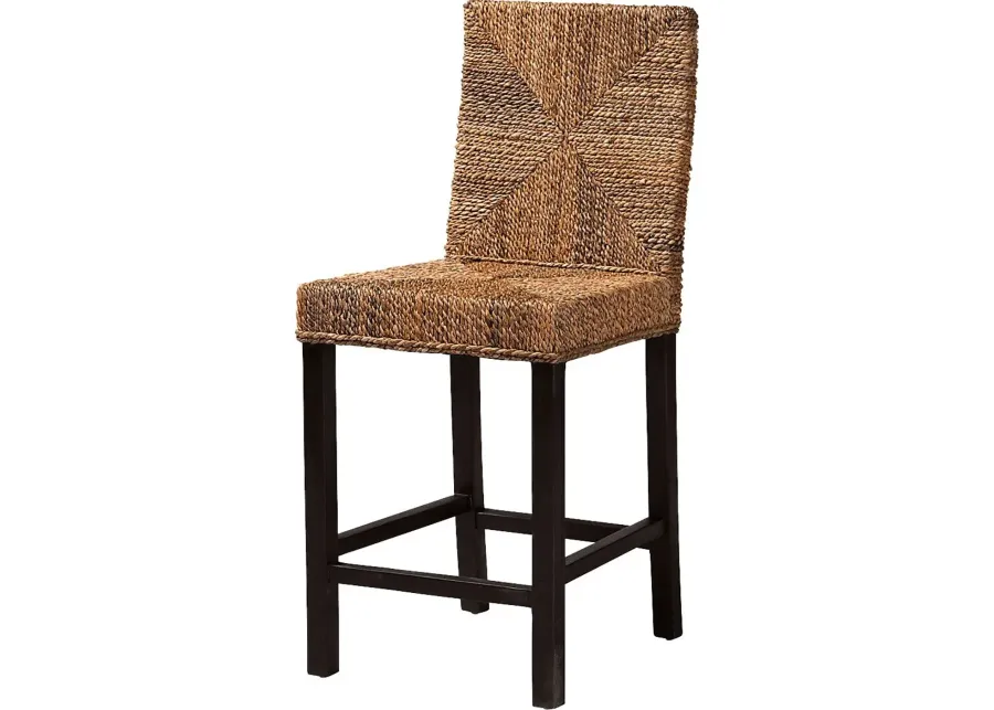 Sciarappa Brown Counter Stool-Brown