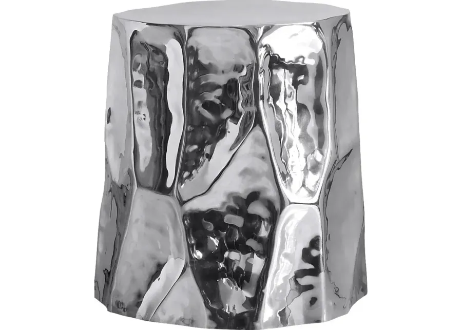 Emountain Chrome End Table-Chrome