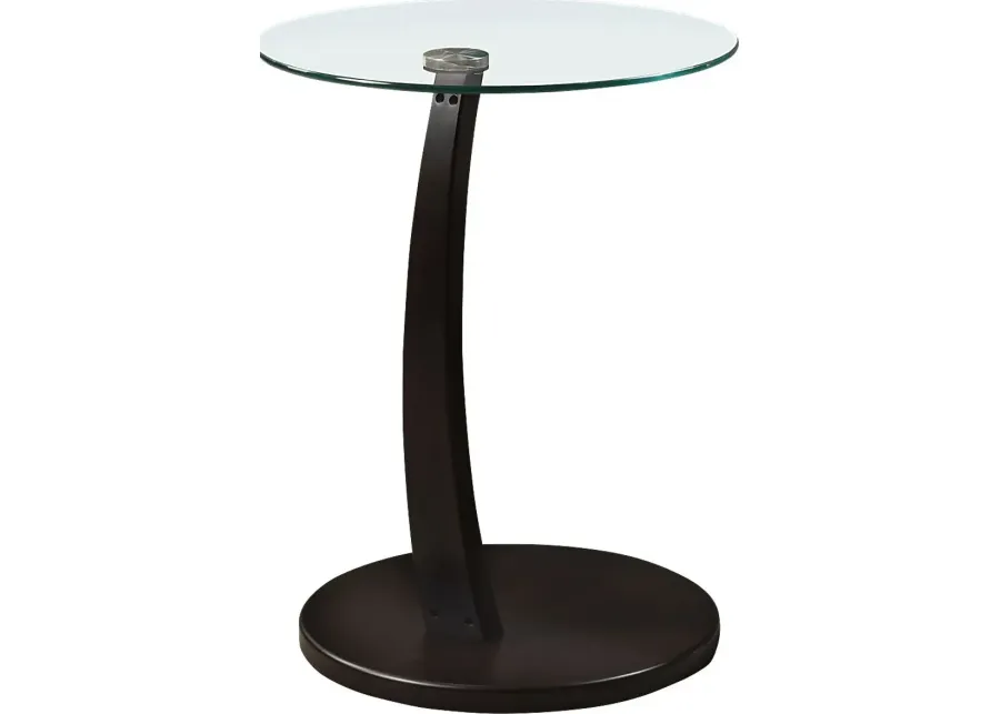 Vultee Cappuccino Accent Table-18
