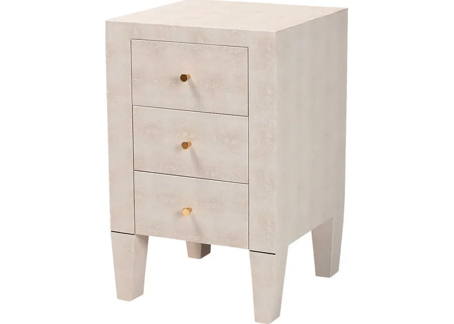 Casalinoy Beige End Table-Beige