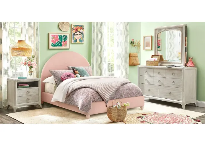 39715-kids-vivien-wirebrush-gray-bedroom-with-moonstone-pink-full-upholstered-bed-1.webp