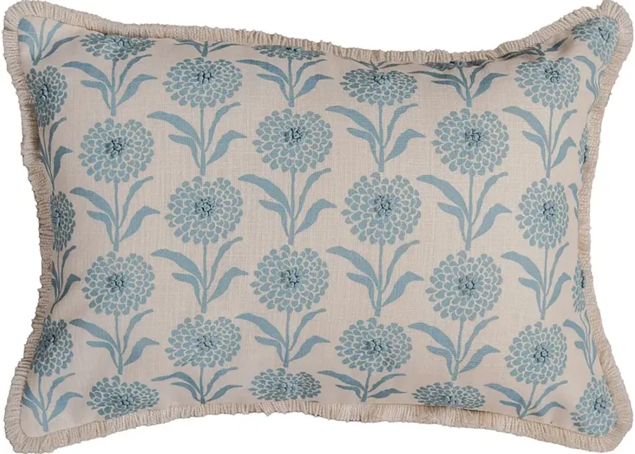 Kotka Blue Indoor/Outdoor Accent Pillow-Blue