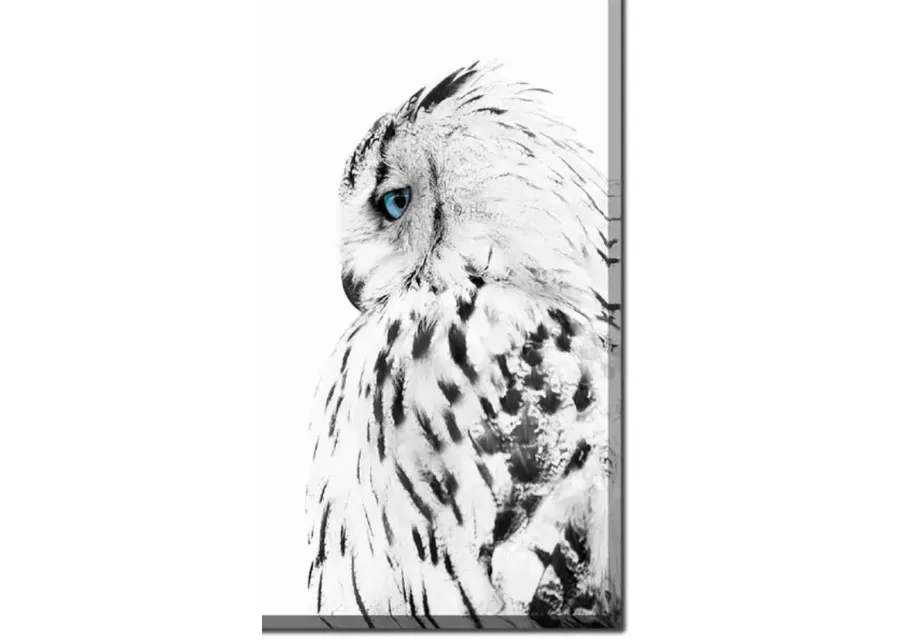 White Owl Profile Canvas Art 1 4008-white-owl-profile-canvas-art-1.webp