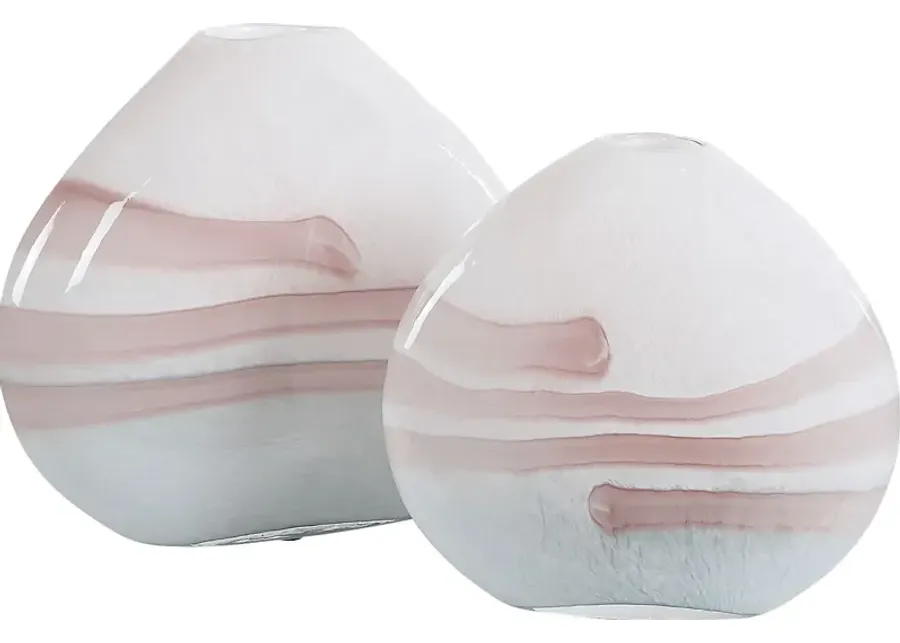Srekliu Blush Vase, Set of 2-Blush