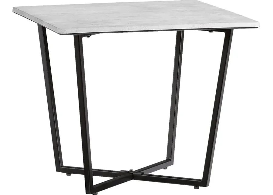 Havekost Gray End Table-Gray