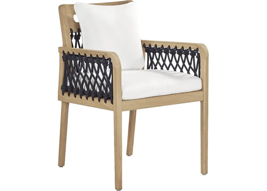 Riva Blonde Outdoor Arm Chair with White Cushions-22.25 1 40346-riva-blonde-outdoor-arm-chair-with-white-cushions-22-25-1.webp