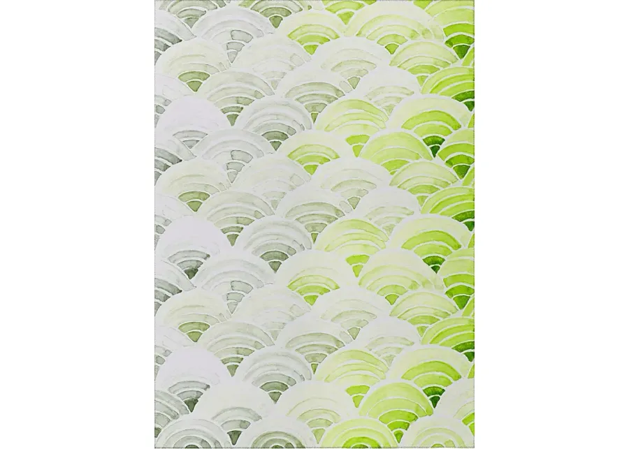 Cedarglen Green 5' x 8' Rug-Green