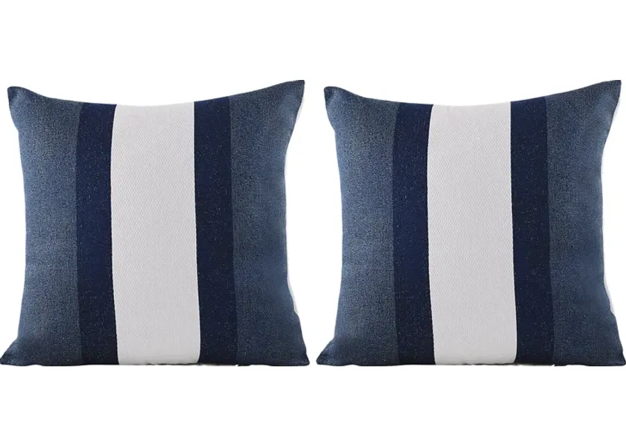 Madura Navy Indoor/Outdoor Accent Pillow, Set of Two-Navy 1 40432-madura-navy-indoor-outdoor-accent-pillow-set-of-two-navy-1.webp