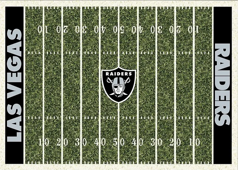 Las Vegas Raiders Green 4' x 6' Rug-Green
