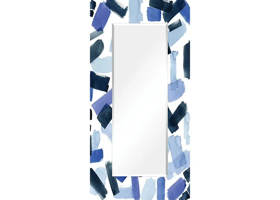Evara Blue Mirror-Blue