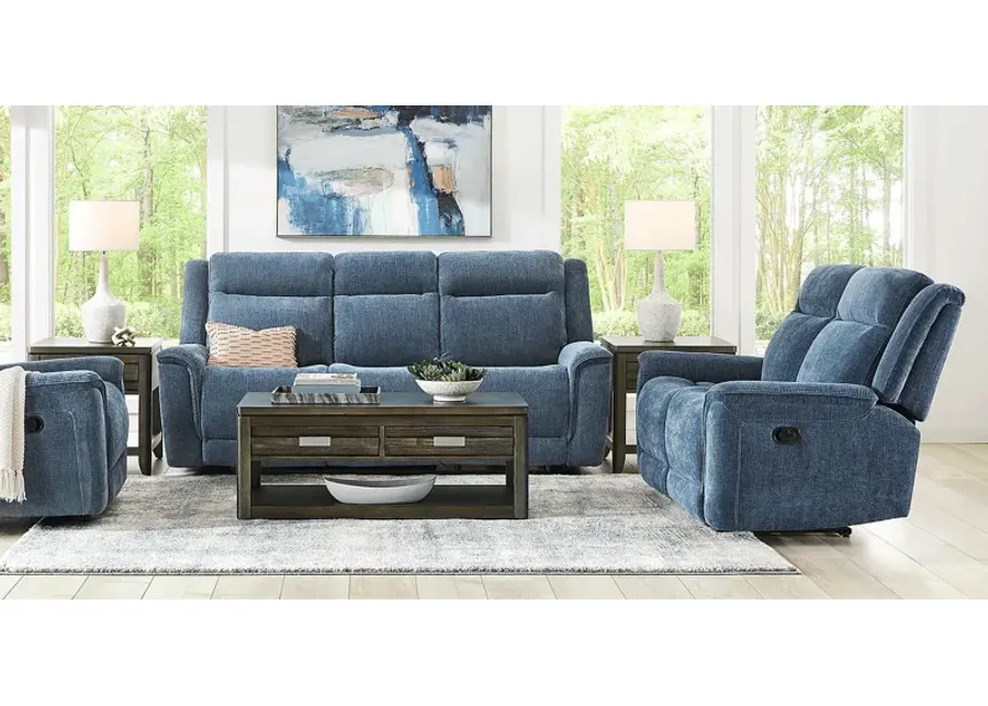 Meadow Park Cobalt 5 Pc Reclining Living Room