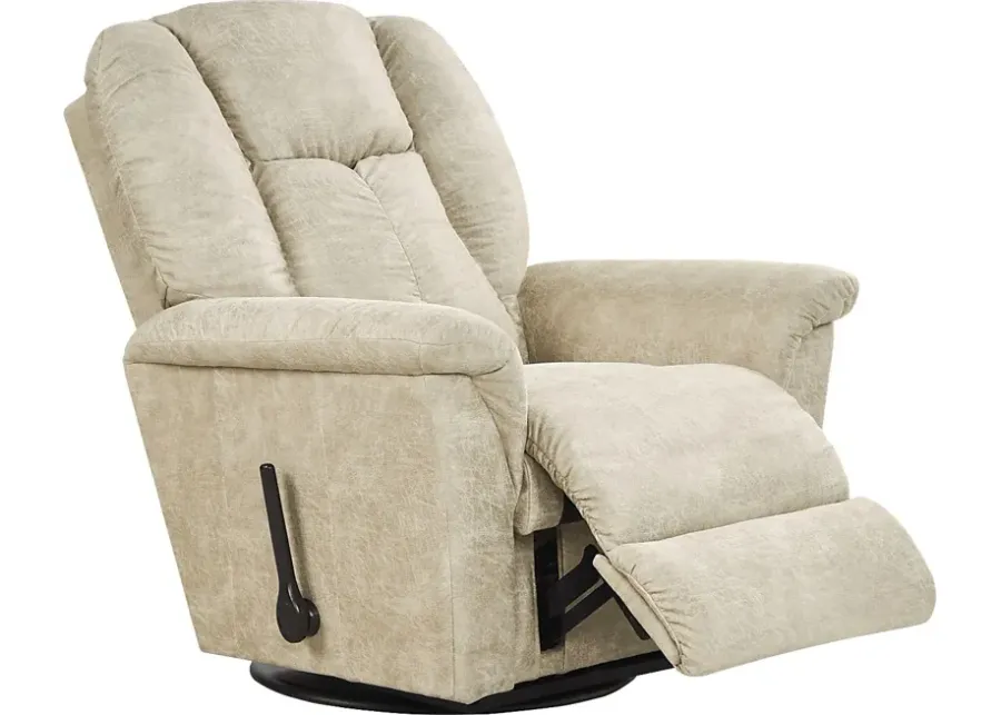 La-Z-Boy Jasper IV Beige Swivel Rocker Recliner-40