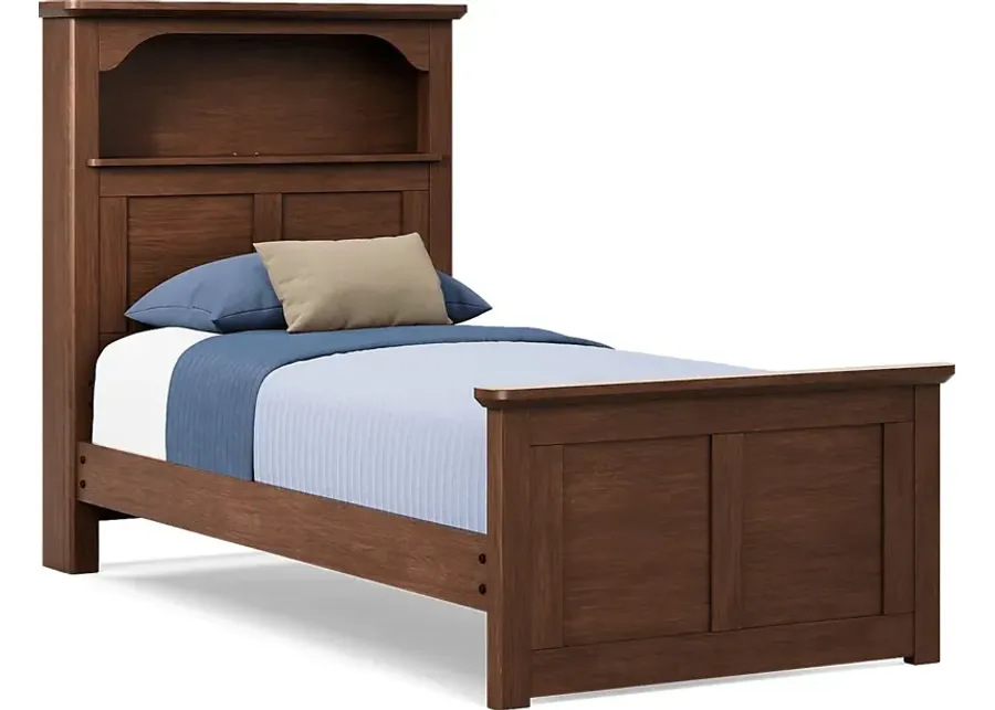 Kids South Bend Brown Cherry Twin Bookcase Bed-43.9 1 41080-kids-south-bend-brown-cherry-twin-bookcase-bed-43-9-1.webp