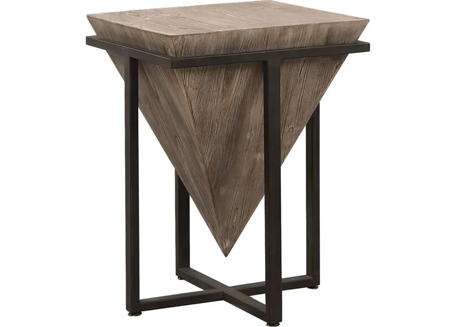 Berlinwood Brown Accent Table-Brown