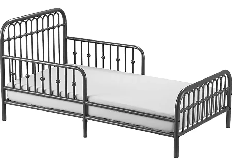 Kids Lolle Gray Toddler Bed-Gray
