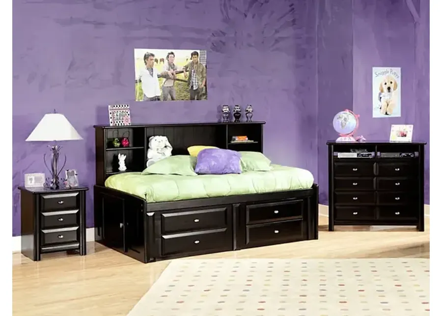 Laguna Full RoomSaver Bedroom Suite - Black Cherry