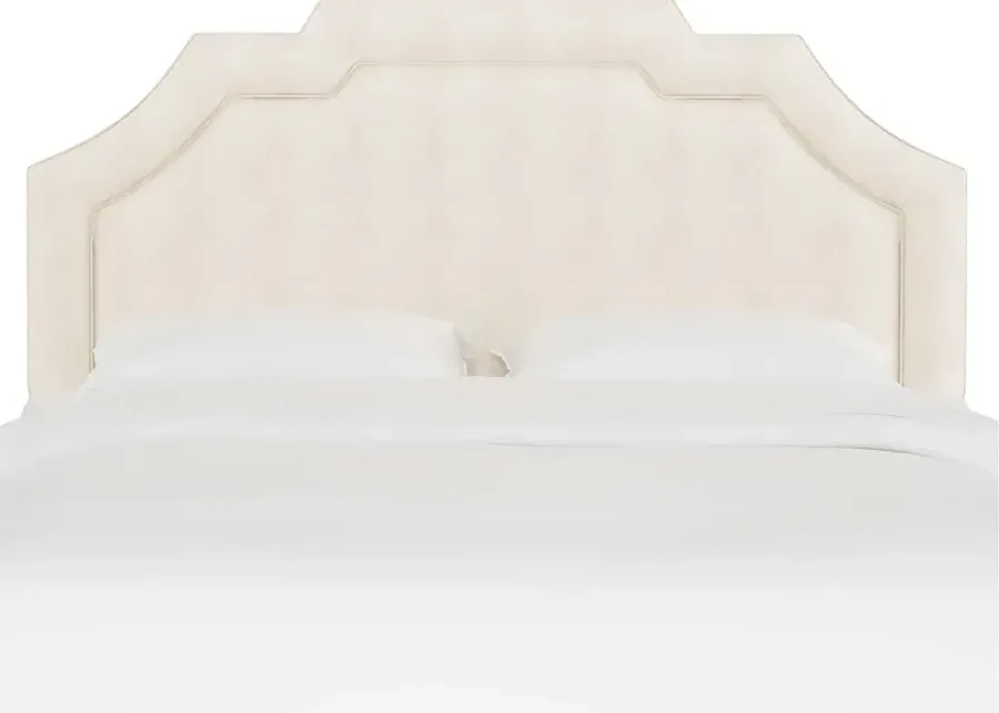 Evarelle I White Queen Headboard-White 1 41696-evarelle-i-white-queen-headboard-white-1.webp